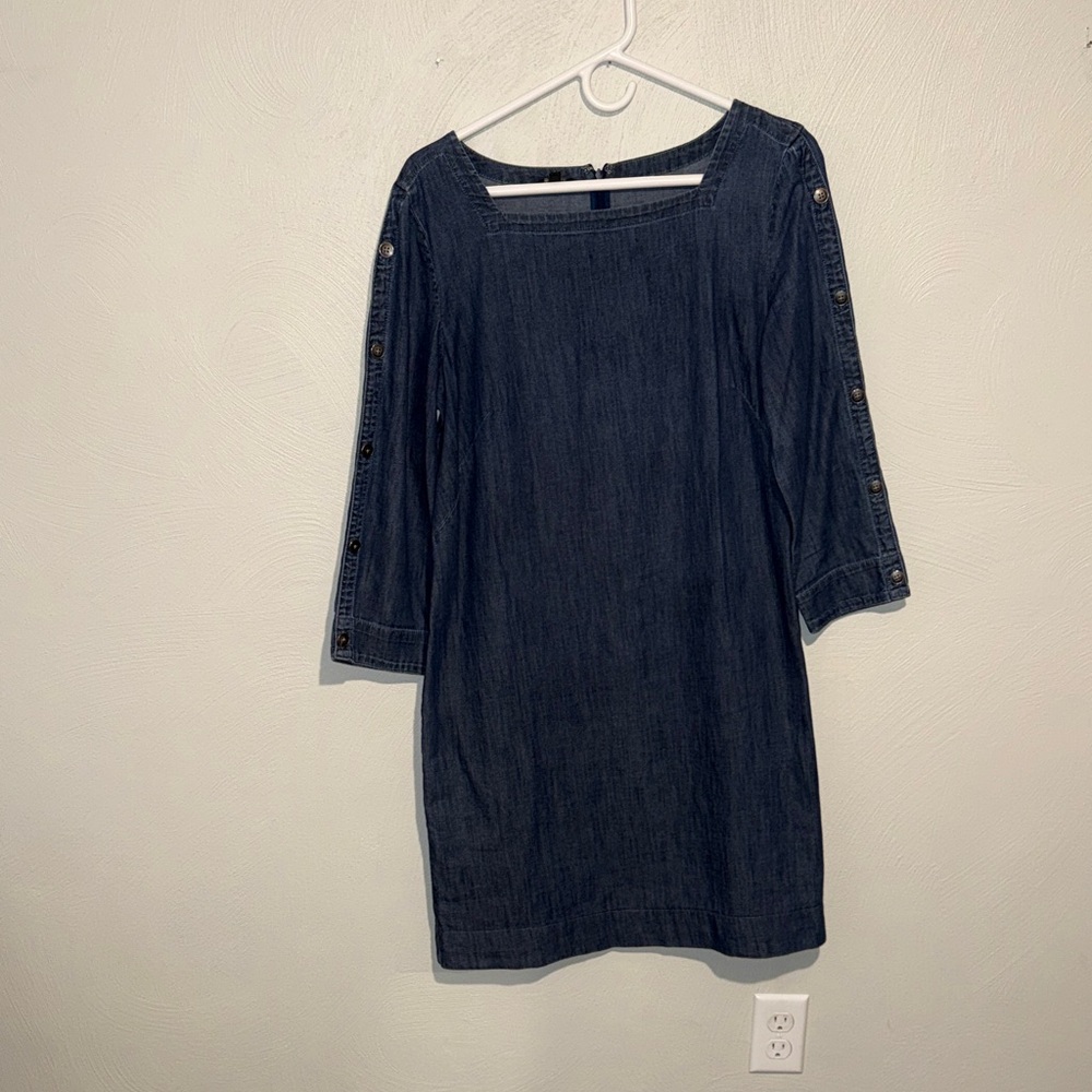 Talbots Denim Shift Dress